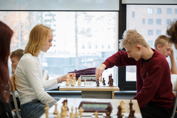 На осенних каникулах прошло открытое первенство СУНЦ НГУ по шахматам